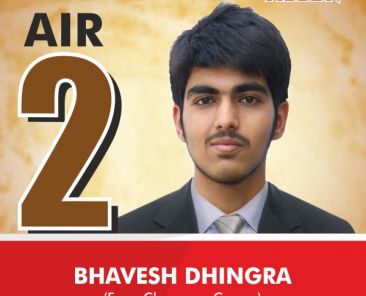 JEE Advanced‬ 2016 All India Topper (AIR-2) Bhavesh Dhingra