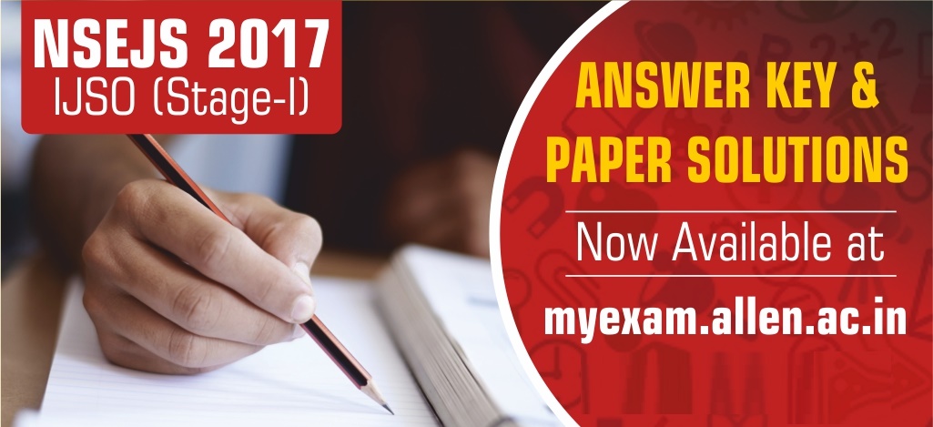 NSEJS 2017 Answer Key & solution