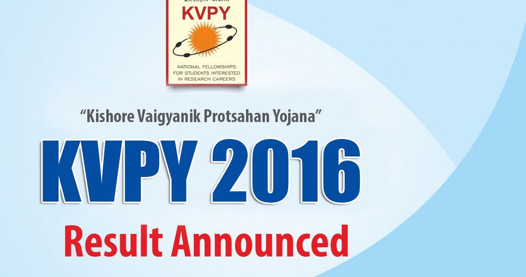 KVPY Result 2016