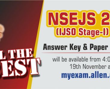 NSEJS 2017 (IJSO Stage-1) Answer Key & solution All the Best_ALLEN Slider