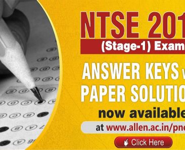 NTSE 2019 stage 1 Answer Keys & Solution
