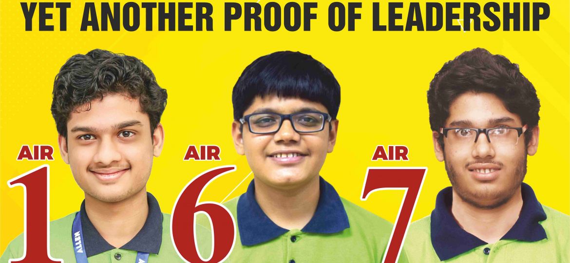 IIT-JEE Poster AIR-1 - 6- 7_English