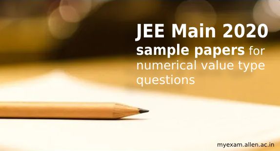 jee main sample papers