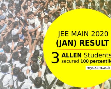 JEE Main 2020 Result ALLEN