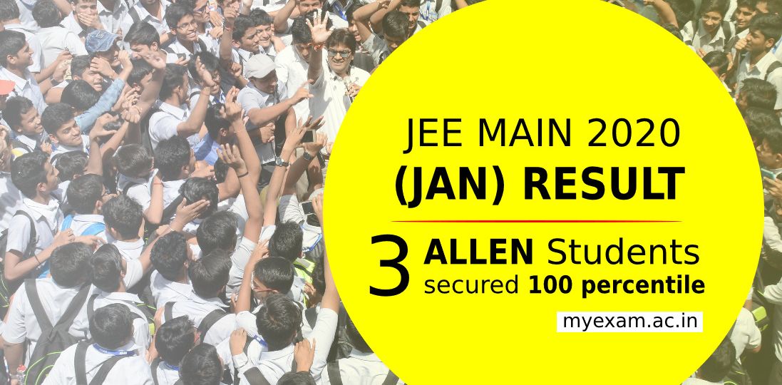 JEE Main 2020 Result ALLEN