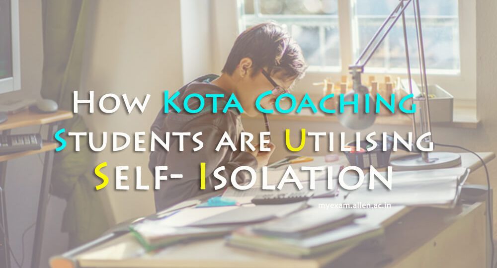 kota coaching students during self isolation