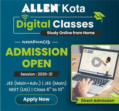 ALLEN Career Institute started online classes for the students during ...