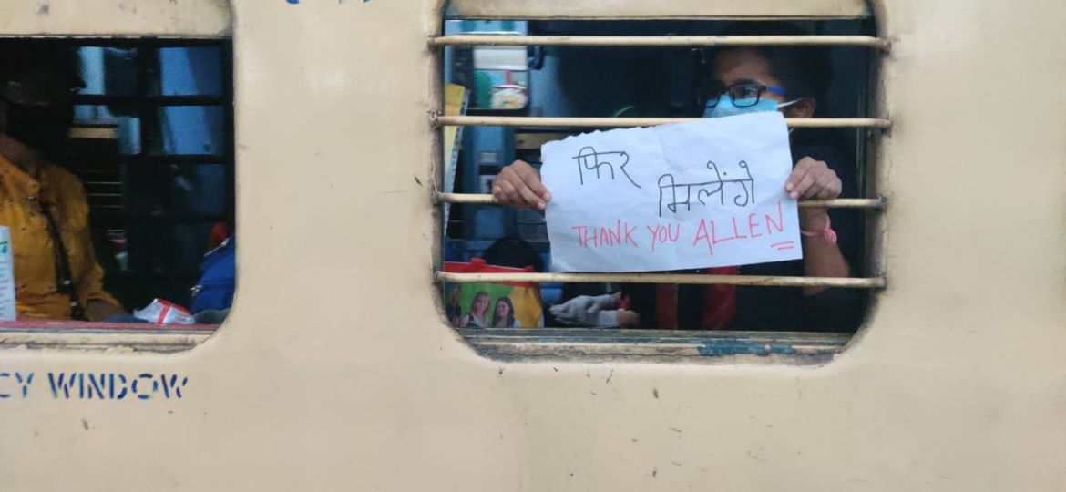 students said thank you allen