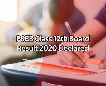 PSEB Class 12th Board Result 2020 Declared