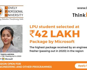 Rs. 42 Lakh Placement