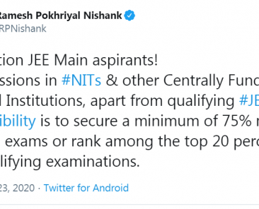 admission in nits