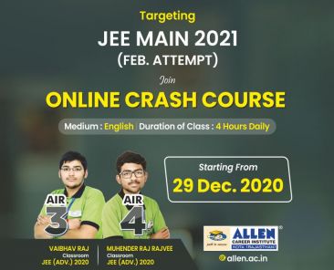 JEE Main Crash Course