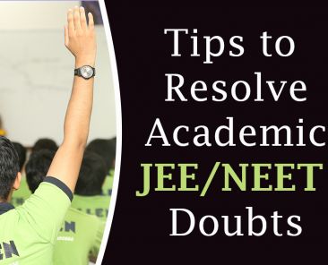 tips to resolve jee neet doubts