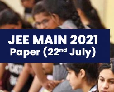 jee main 22 july paper