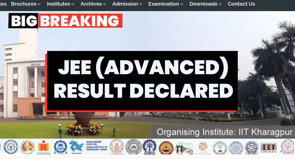 JEE Adv Result Declared
