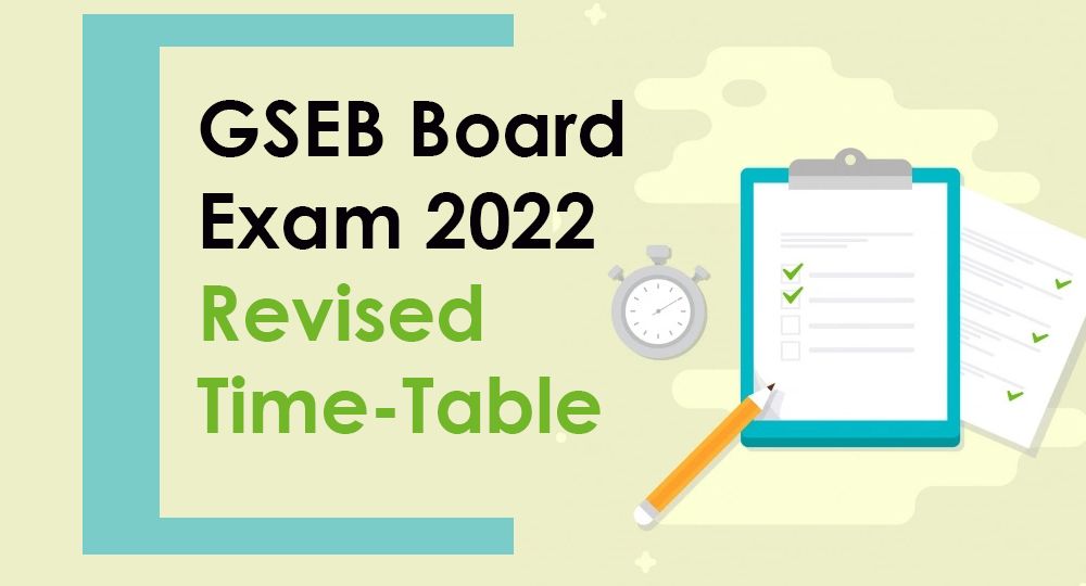 time table of GSEB