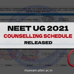 NEET UG 2021 Counselling Schedule