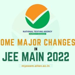 Allen Some Major Changes in JEE MAIN 2022