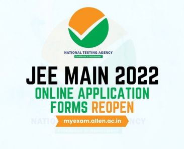 ALLEN JEE MAIN 2020 Online Application Forms Reoprn
