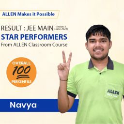 ALLEN JEE Main 2022 Topper Navya