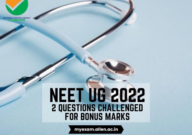 ALLEN - 2 Questions challenged for bonus marks