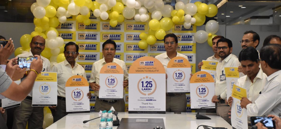 ALLEN More than 1.25 lakh classroom students registered at Allen Kota