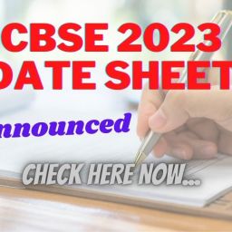 CBSE Date Sheet 2023
