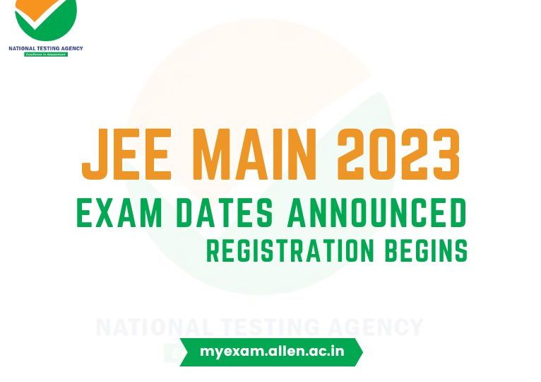 JEE Main 2023 Exam Date