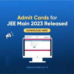 Admit card for JEE Main 2023
