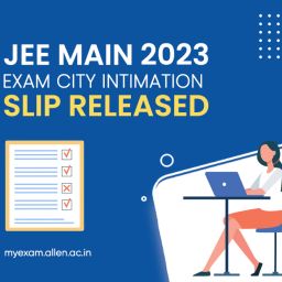 JEE Main 2023 Intimation Slip
