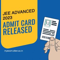 JEE Advanced 2023 Admit Card