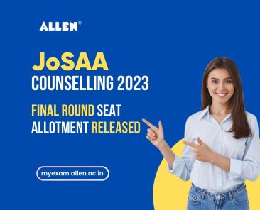 JoSAA 2023 Seat Allotment Result