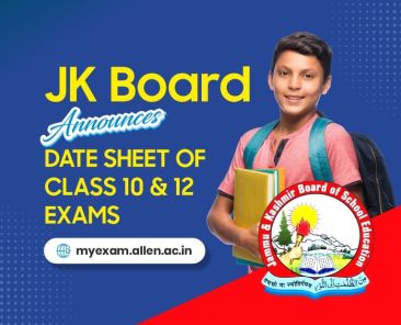 JKBOSE Date Sheet for Class 10 & 12