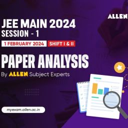 Paper Analysis JEE Main Exam 2024 Session 1