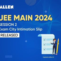 JEE Main 2024 Session 2 City Intimation Slip