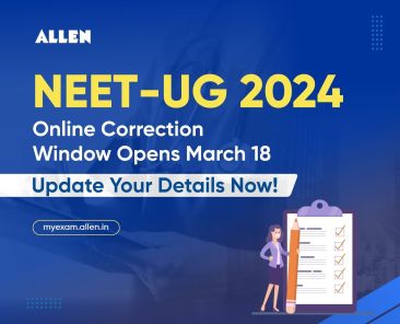 NEET UG 2024 Online Correction Window