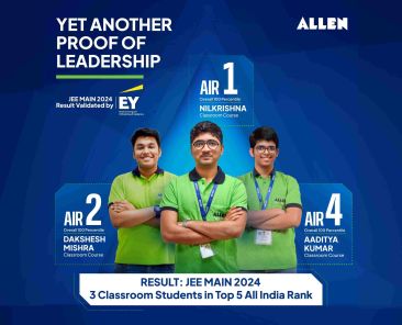 JEE Main 2024 All India Toppers from ALLEN Career Institute