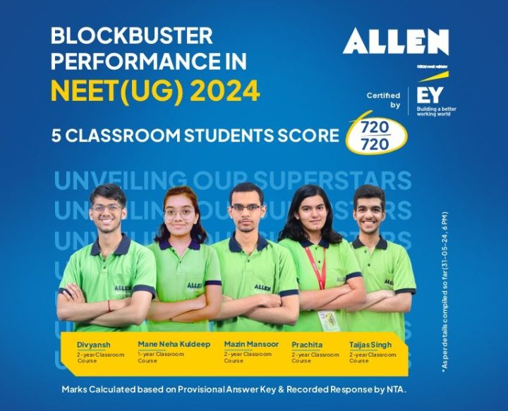 ALLEN’s Blockbuster Performance in NEET-UG 2024 Exam | ALLEN News