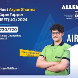 ALLEN Aryan Sharma - NEET UG 2024 Topper