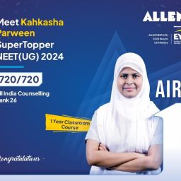ALLEN Kahkasha - NEET UG 2024 Topper