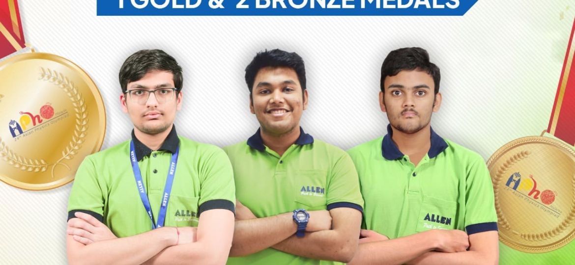 3 ALLEN Students Bags 1 Gold & 2 Bronze Medals in APhO 2024