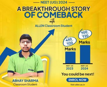 Abhay Sharma A Breakthrough Story of Comeback with ALLEN Classroom