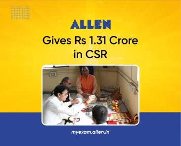 ALLEN Gives Rs 1.31 Crores in CSR