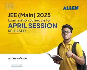 JEE Main 2025-Examination Schedule for April Session Released