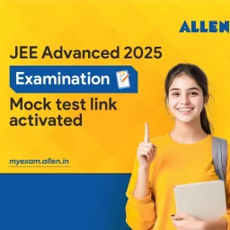 JEE Advanced 2025 Examination Mock Test Link Activated