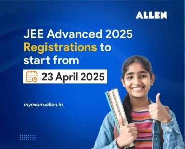 JEE Advanced 2025 Registrations to Start from 23 April