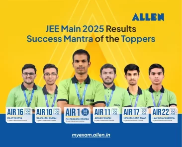 JEE Main 2025 Results Success Mantra of Toppers