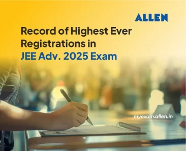 Highest Ever registrations for JEE-Advanced 2025