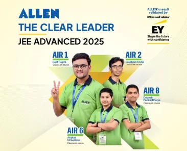 JEE Advanced 2025 Result-Along with AIR-1 Rajit, 4 students of Allen Kota in top 10