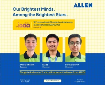 Three ALLEN Students Selected in Indian Team of IOAA